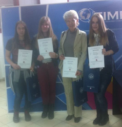 Vanja Zulevic II1, Andjela Jokovic II1, Snezana Djordjevic- prof. racunarstva i informatike, Sofija Todorovic I1